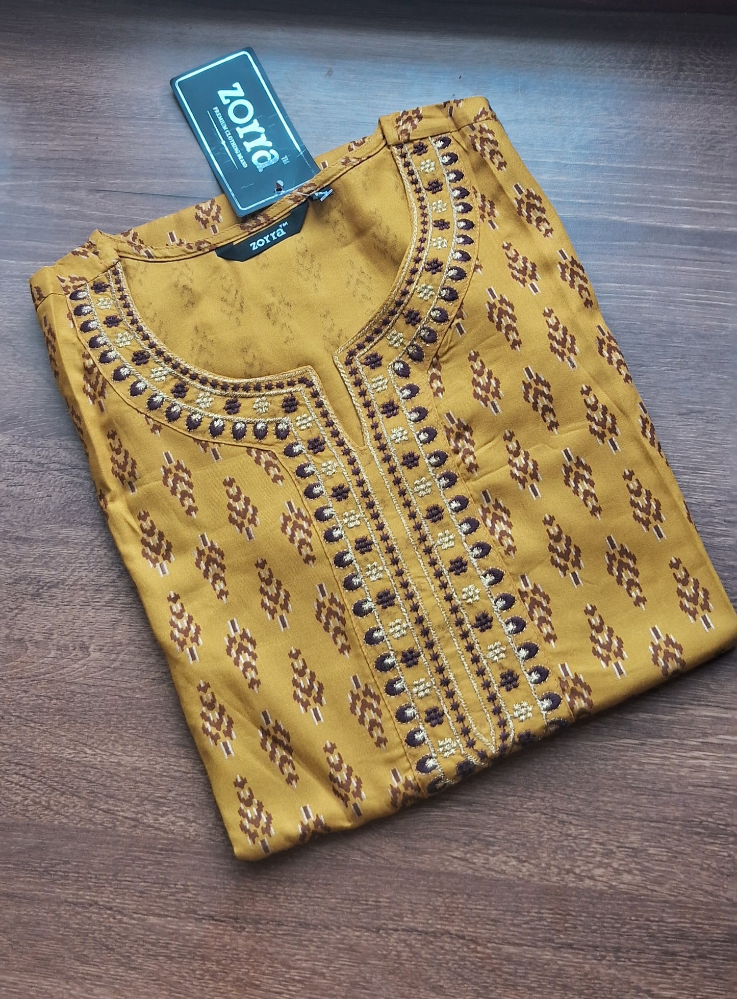 PREMIUM Mustard Kurti ZO29