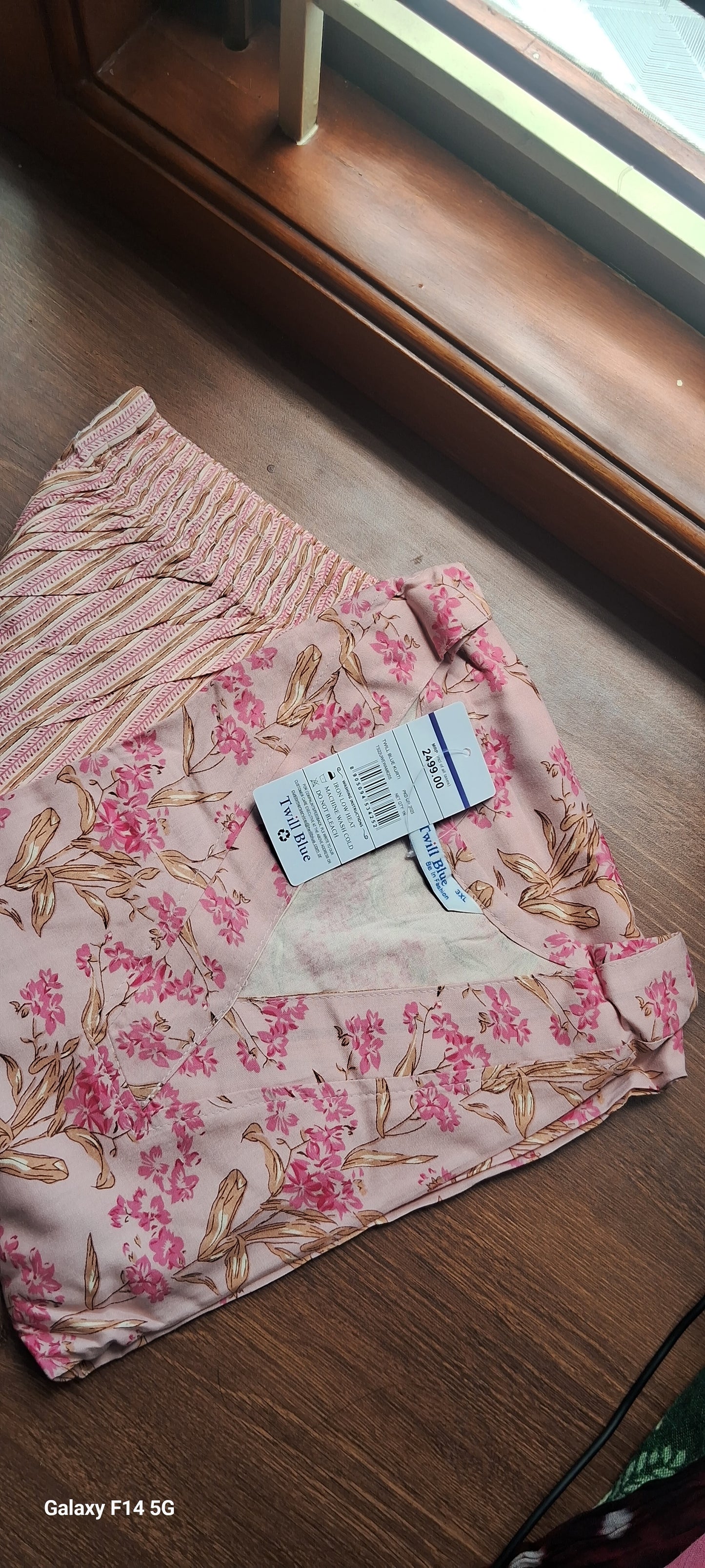 Floral Pink 3 piece Plus size salwar