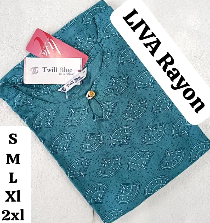 Blue-Pattern-Rayon-Liva-Kurti-TW07