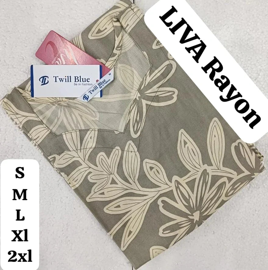 Grey-WhiteFloral-Rayon-Liva-Kurti-TW09