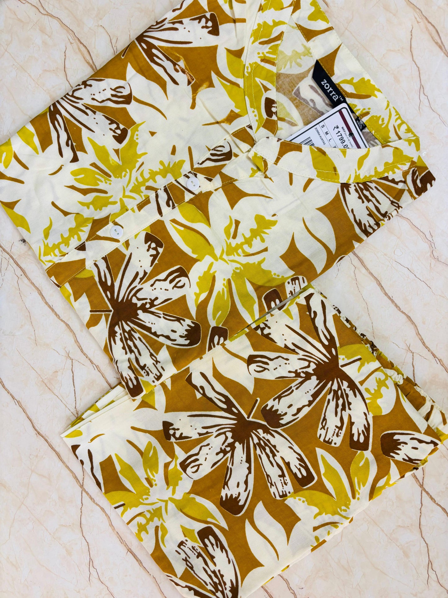 White Rayon Coord ZO08