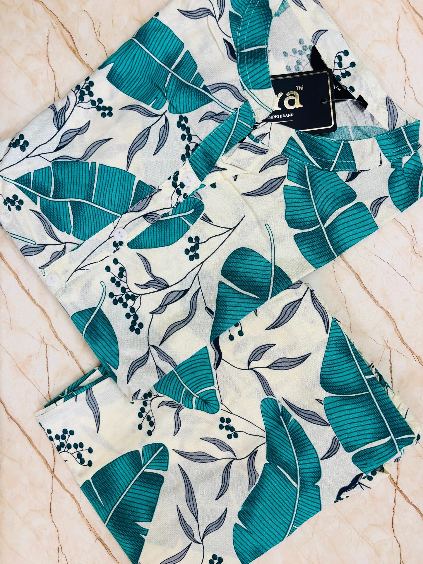 White Rayon Coord ZO09