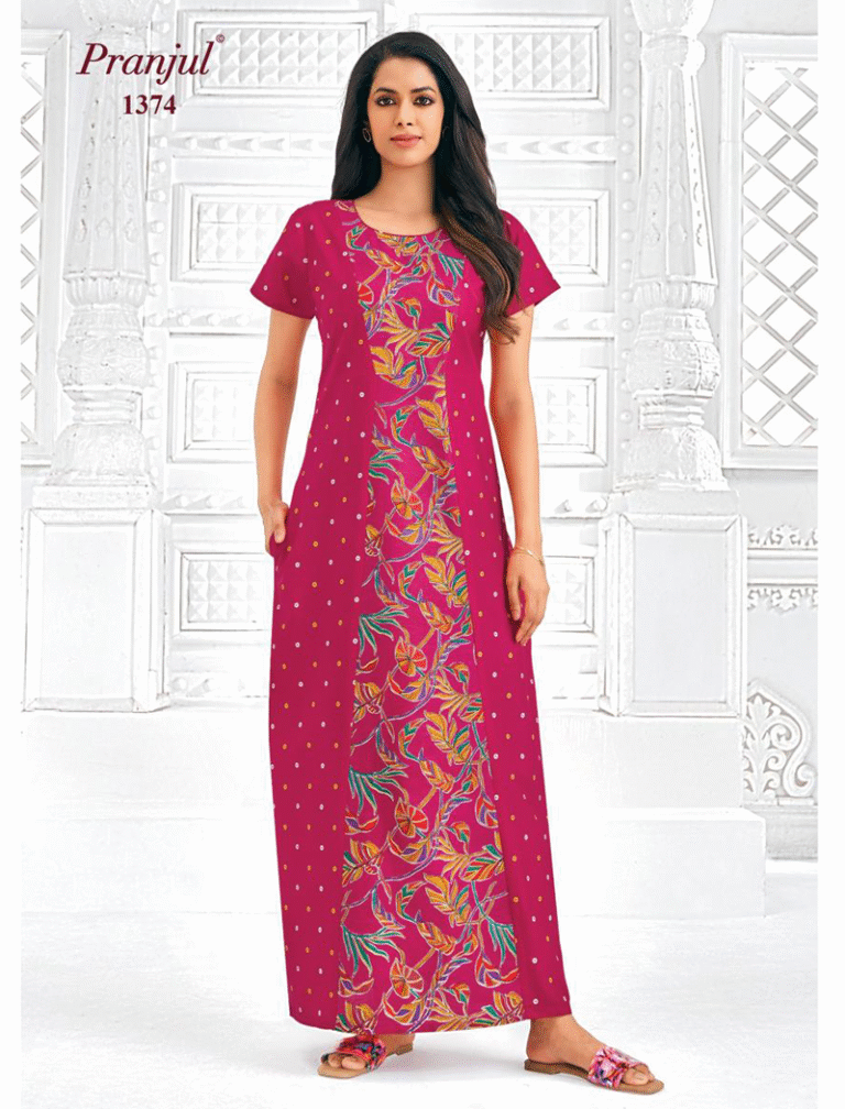 Cotton Pranjul Nighty 1374