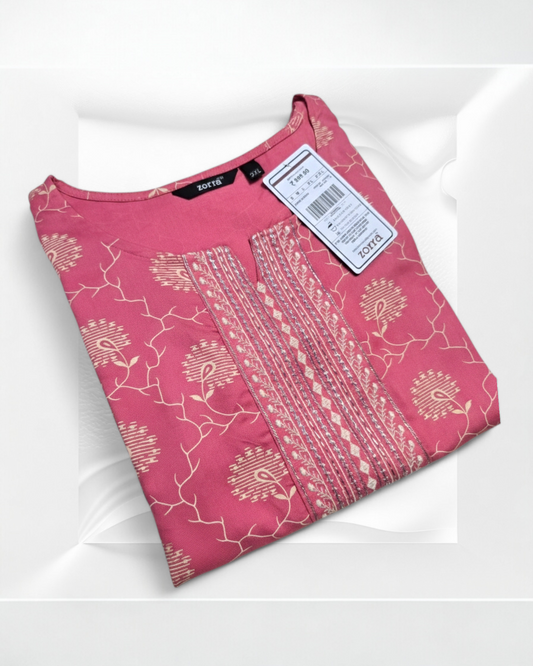 Premium Light Pink Plus size  ZO34