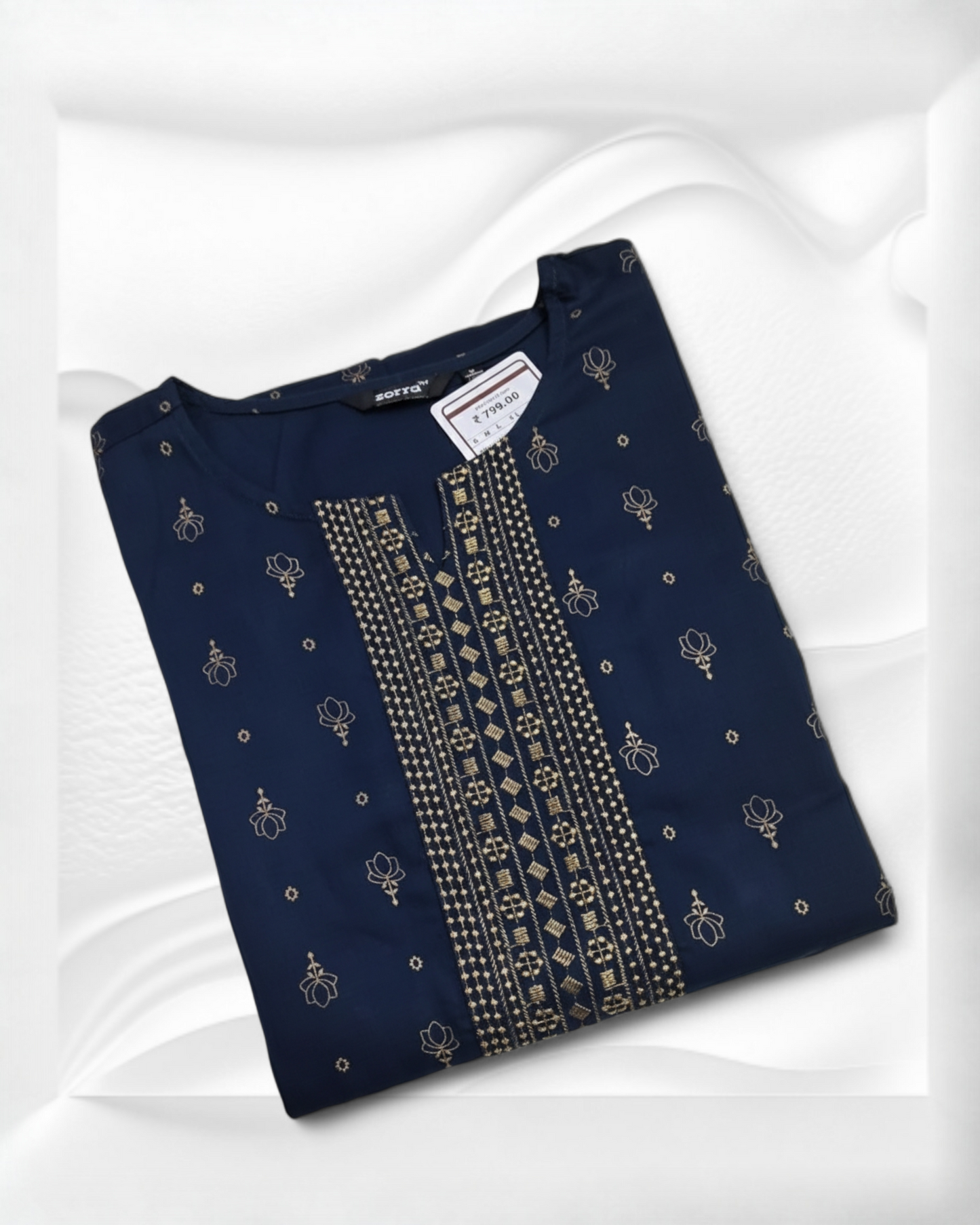 PREMIUM  Dark Blue Kurti ZO46