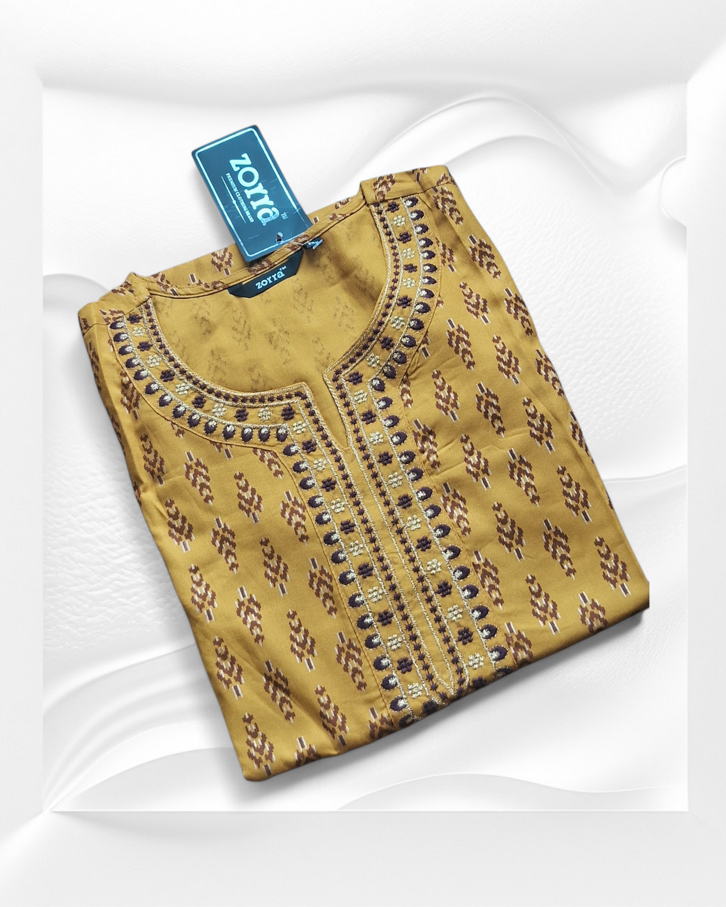 PREMIUM Mustard Kurti ZO29
