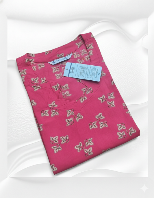 Dark Pink Plus size  TW54