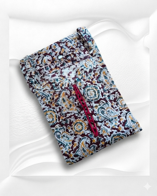 Cotton Kalamkari  Aline Kurti VB02