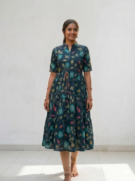 Cotton Frill Gown TW 129