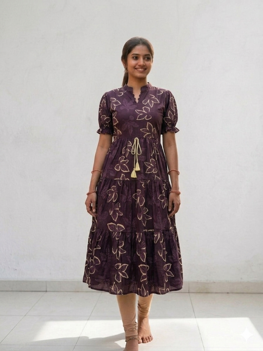 Cotton Frill Gown TW 127