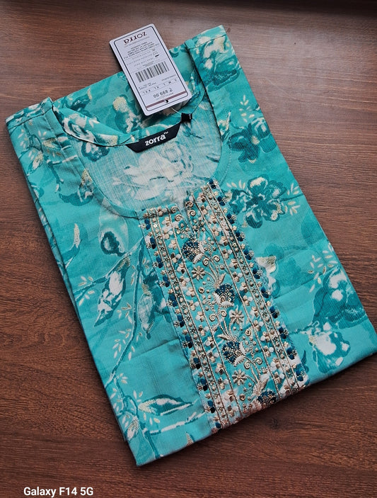PREMIUM Blue Kurti ZO25