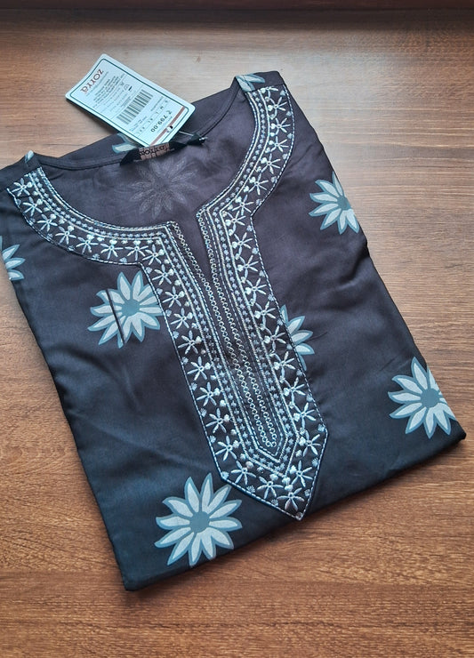 PREMIUM Black Kurti ZO20