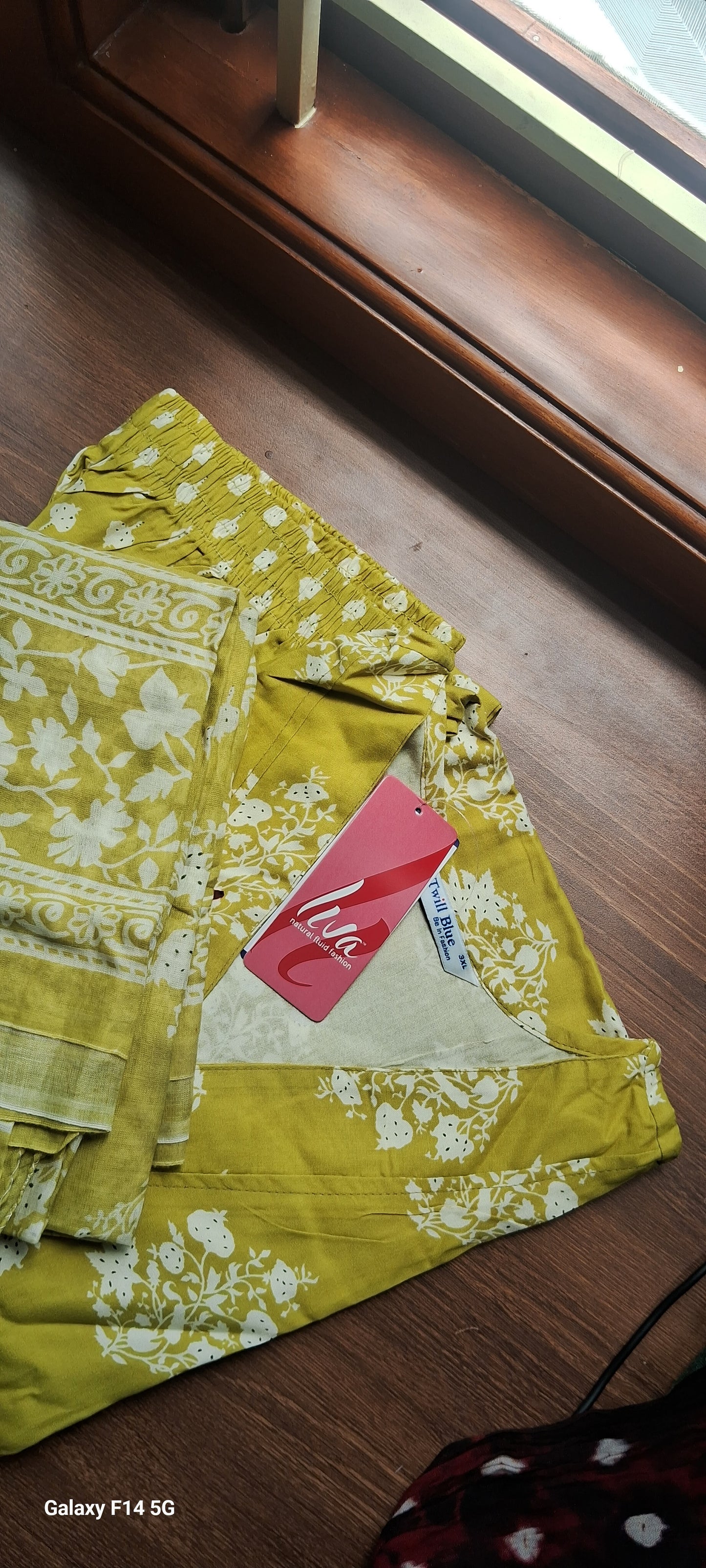 Floral Yellow Green piece Plus size salwar
