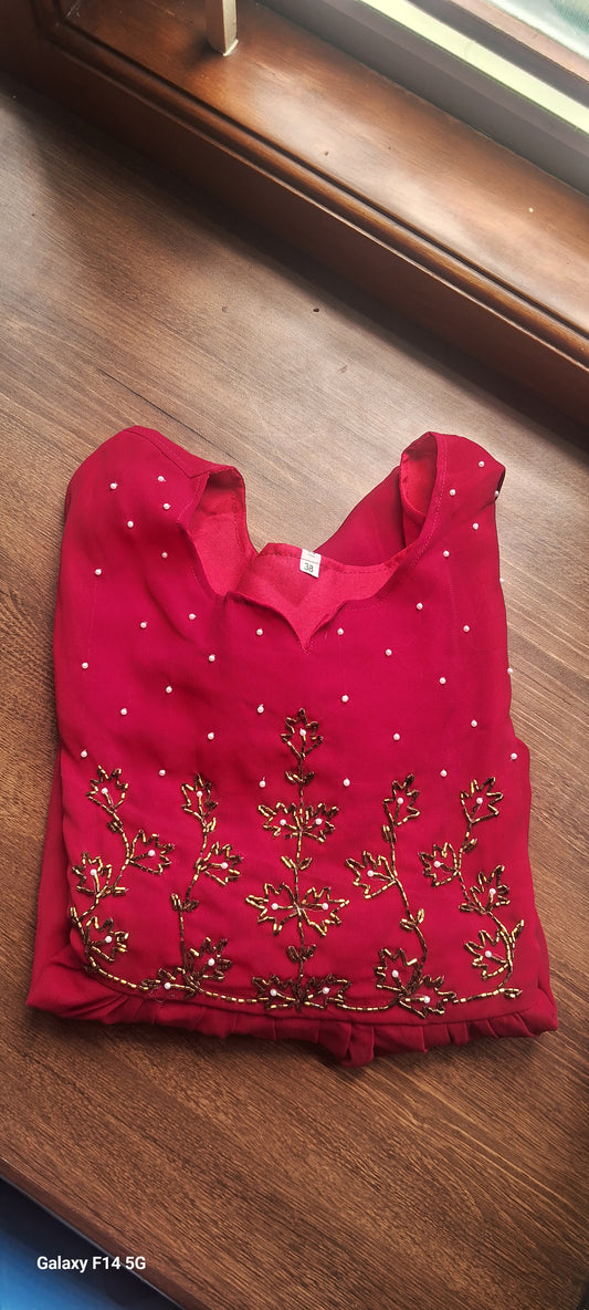 Neck work Kurti KL04