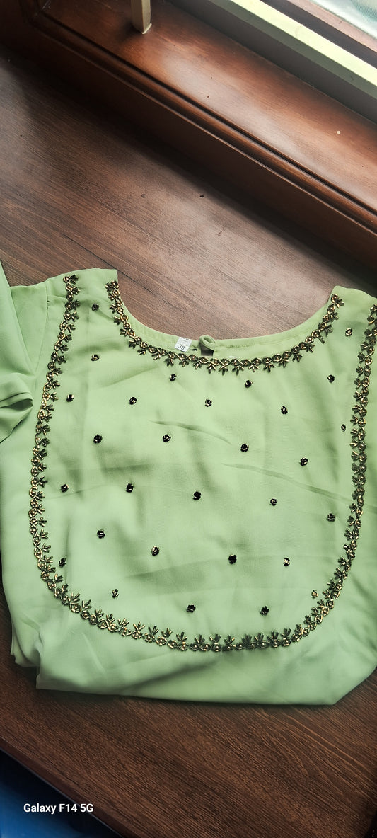 Neck work Kurti KL07