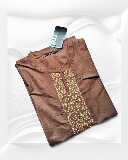 PREMIUM Brown Kurti ZO69