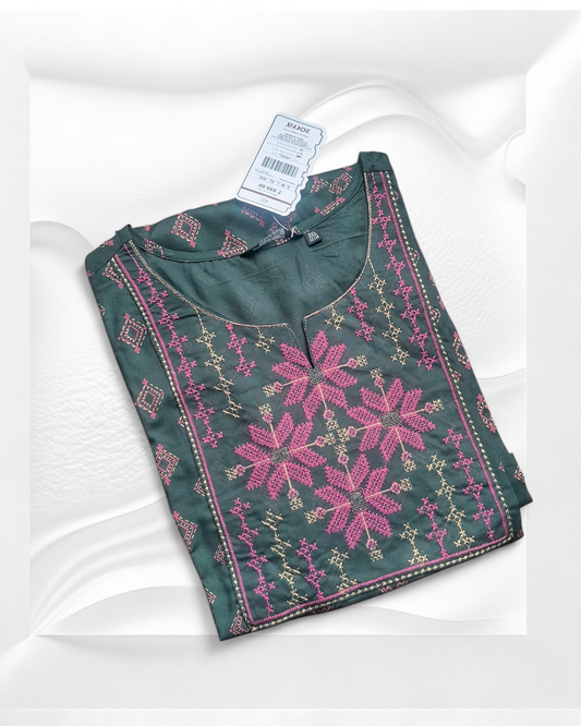 Premium Dark Green Plus size  ZO78