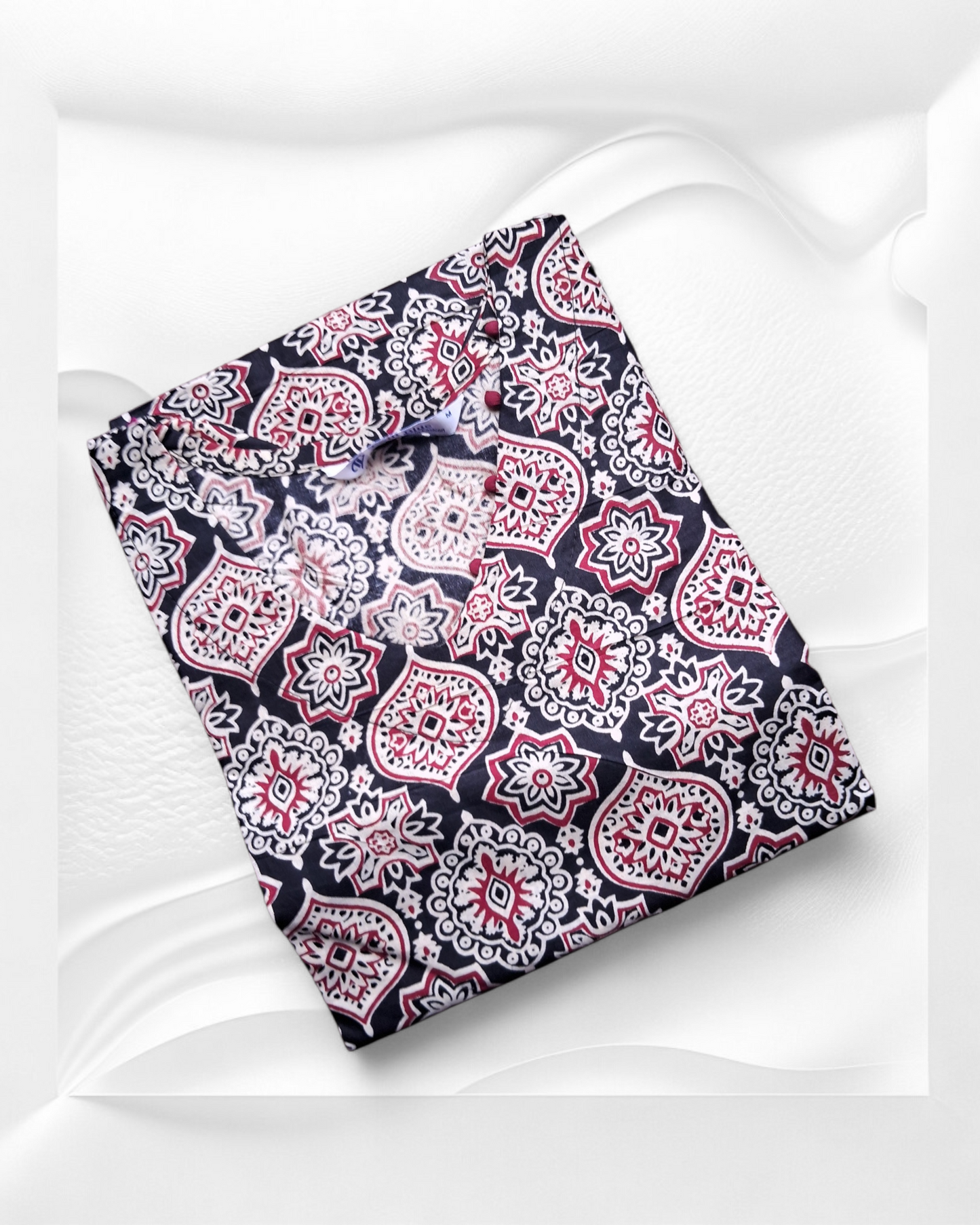 Cotton Ajrak Kurti TW 123