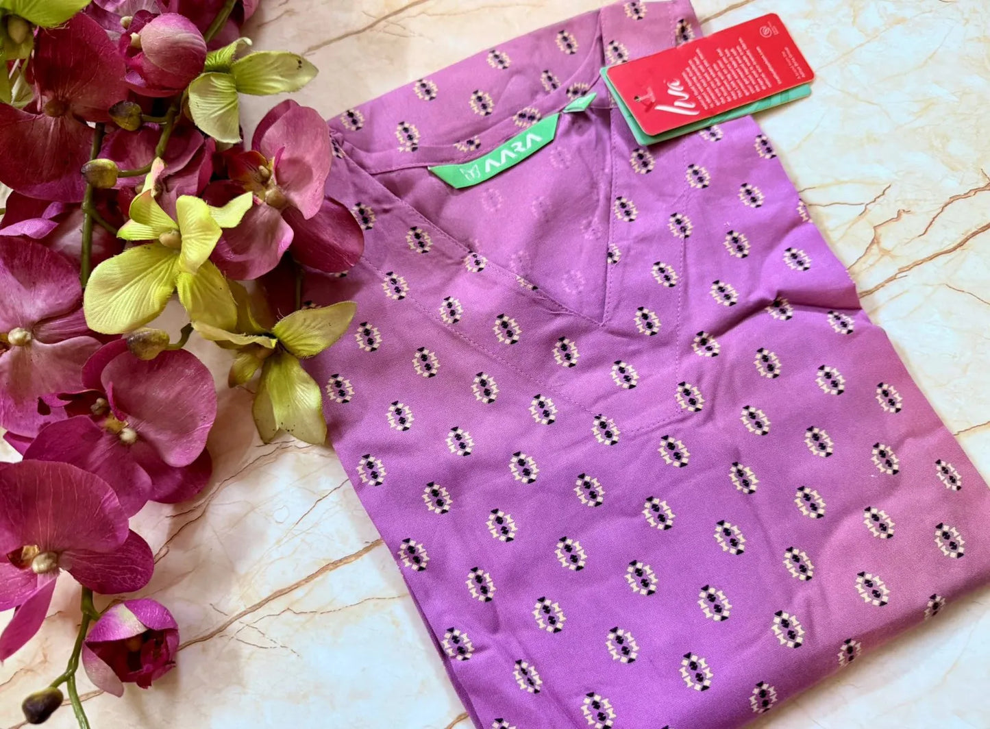 Lavendar Rayon Liva AA08