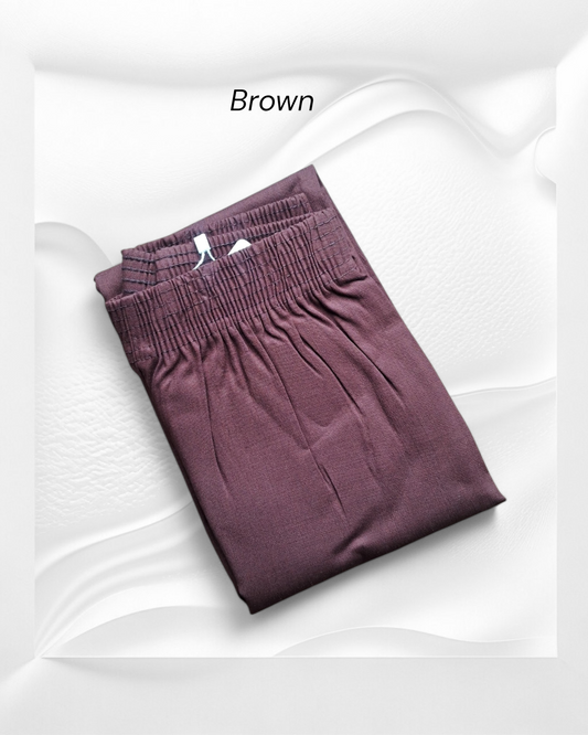 Brown Lycra Kurta Pant