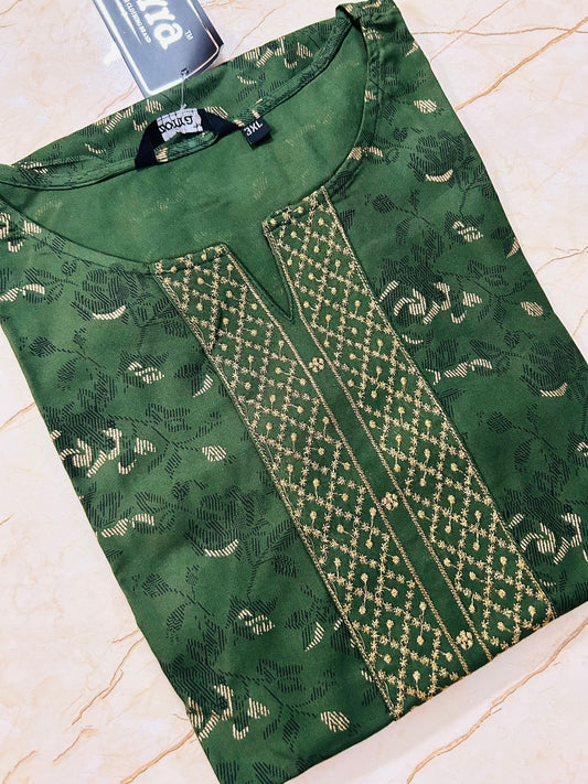 Premium Dark Green Plus size  ZO13