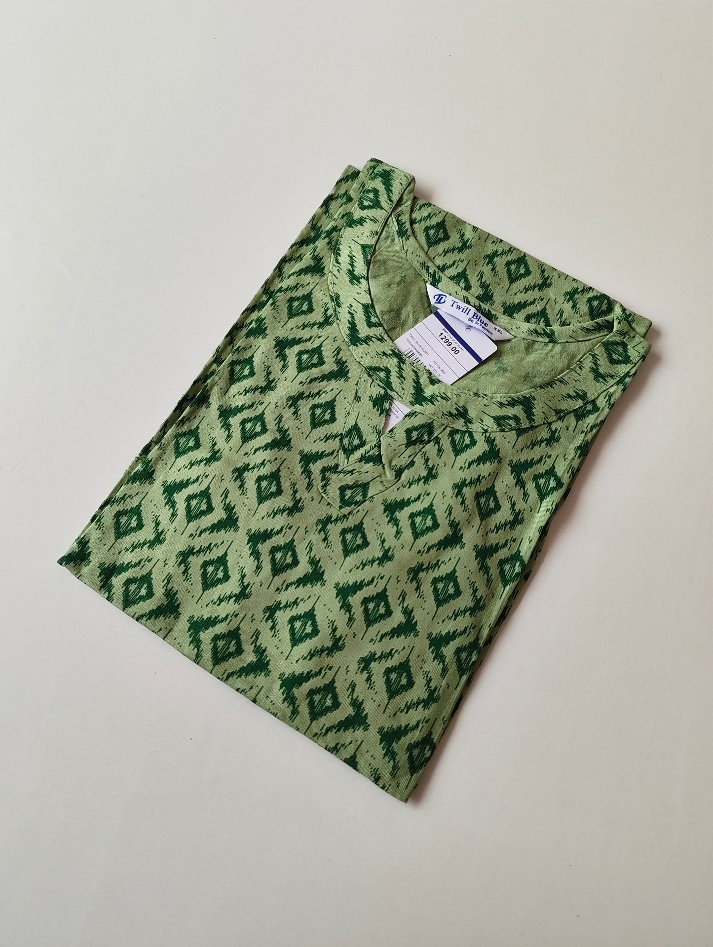 Green-Pattern-Rayon-Liva-Kurti-TW24