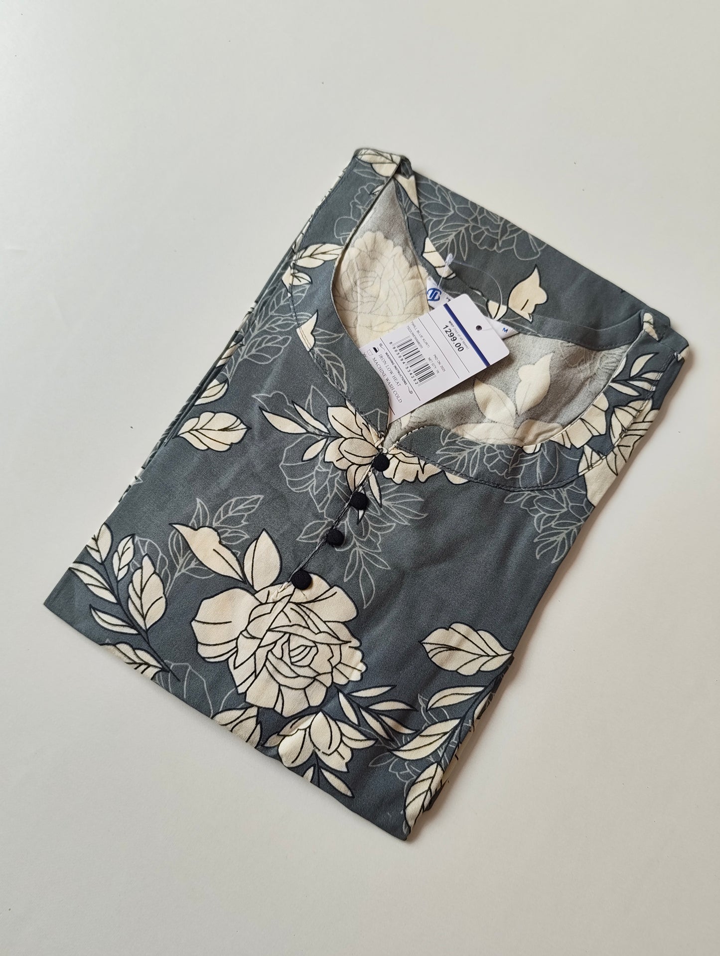 Grey-Floral-Rayon-Liva-Kurti-TW27