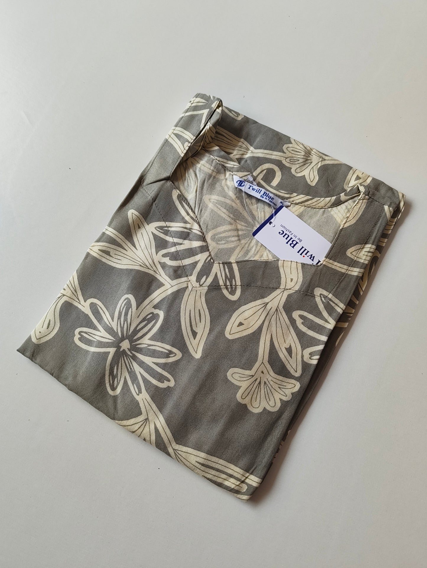 Grey-WhiteFloral-Rayon-Liva-Kurti-TW09