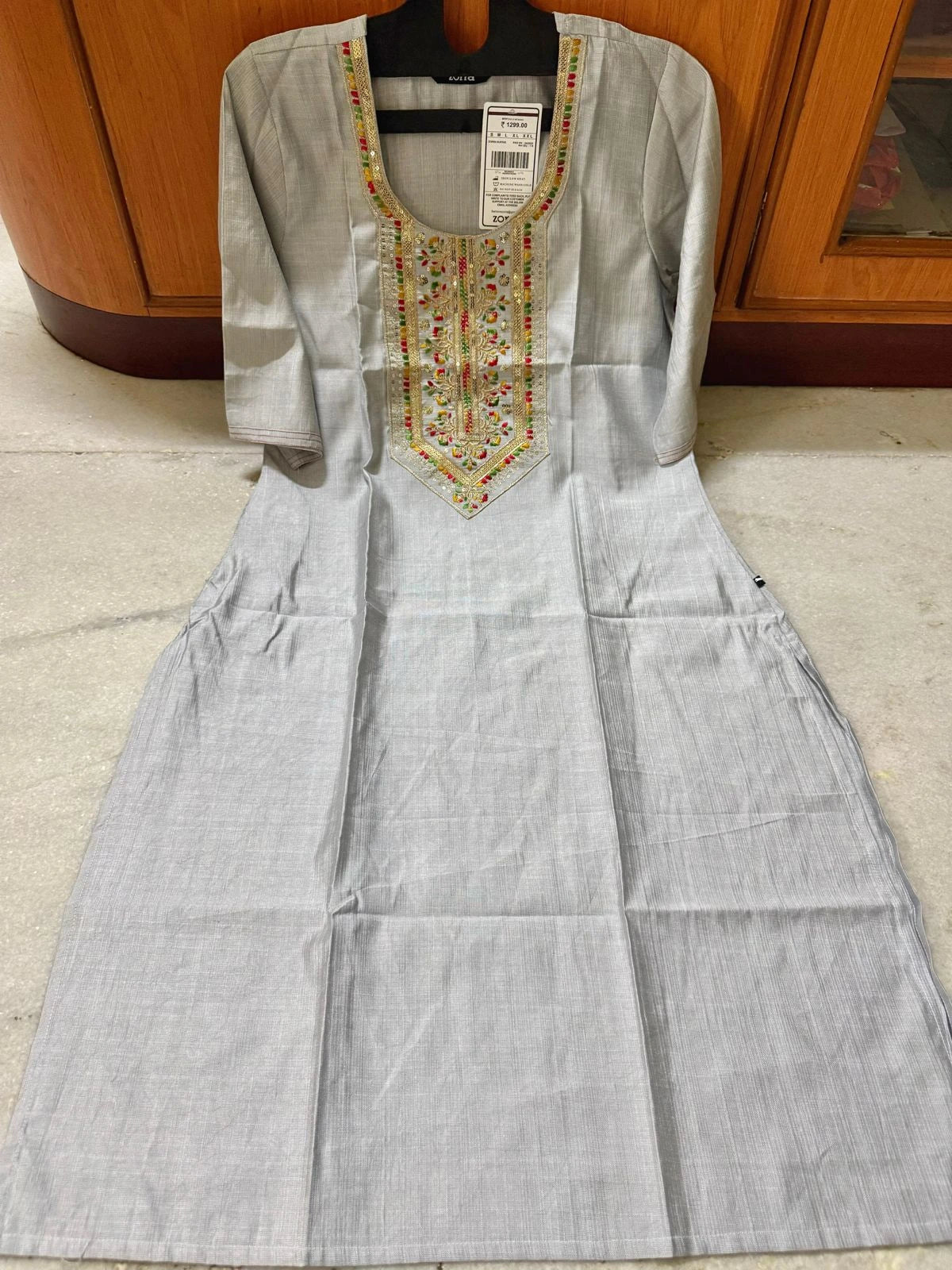 Grey Vatican Kurti Z006