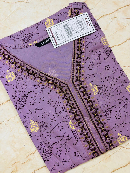 PREMIUM Lavendar Kurti ZO23