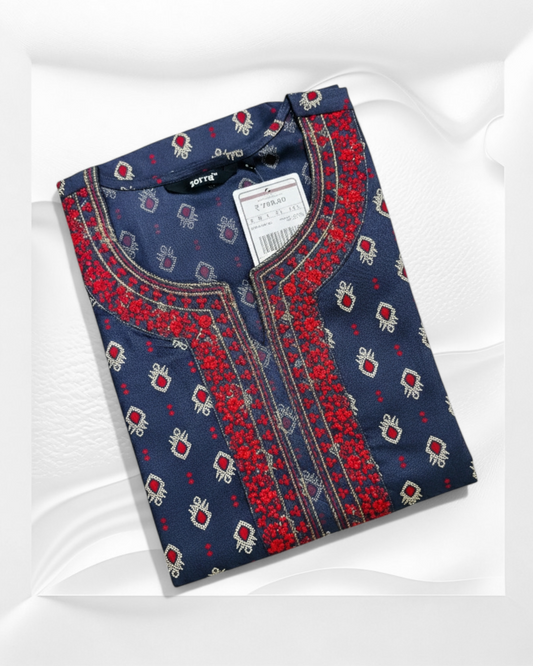 PREMIUM Navy Kurti ZO21