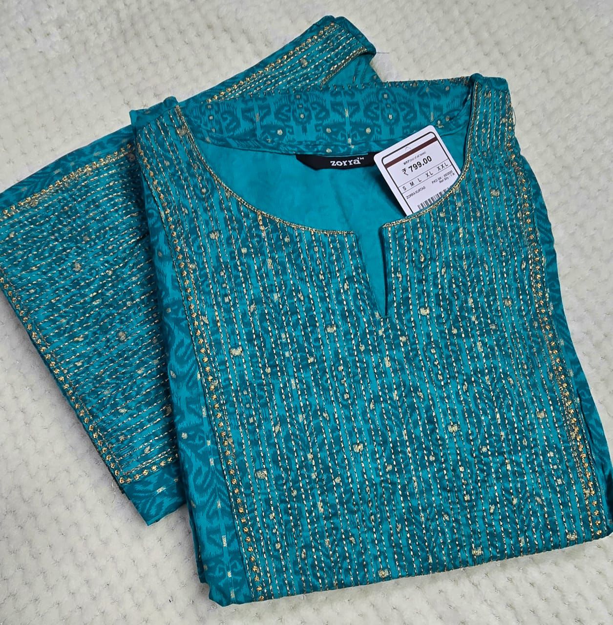 PREMIUM  Blue Kurti ZO43