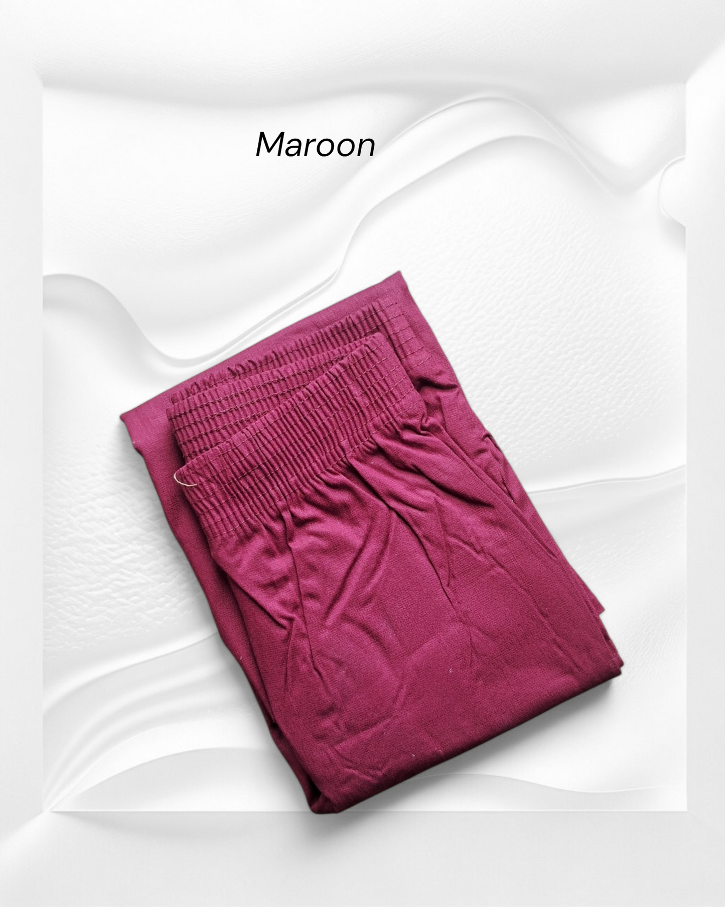 Maroon Lycra Kurta Pant