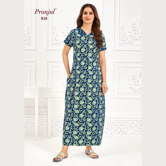 Cotton Pranjul Nighty 810