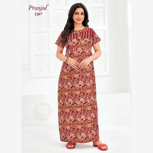Cotton Pranjul Nighty 1207