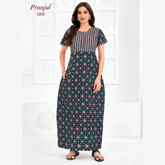 Cotton Pranjul Nighty 1211