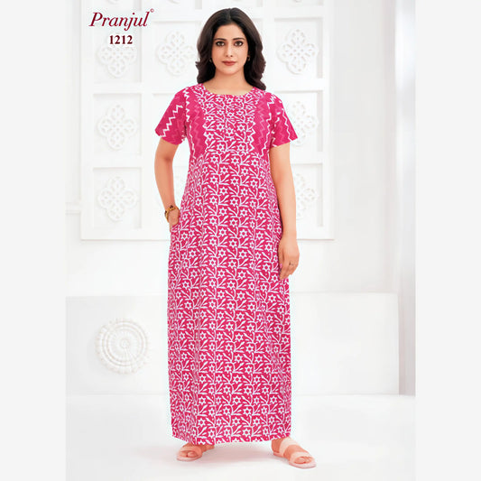 Cotton Pranjul Nighty 1212