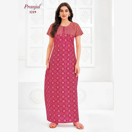 Cotton Pranjul Nighty 1219