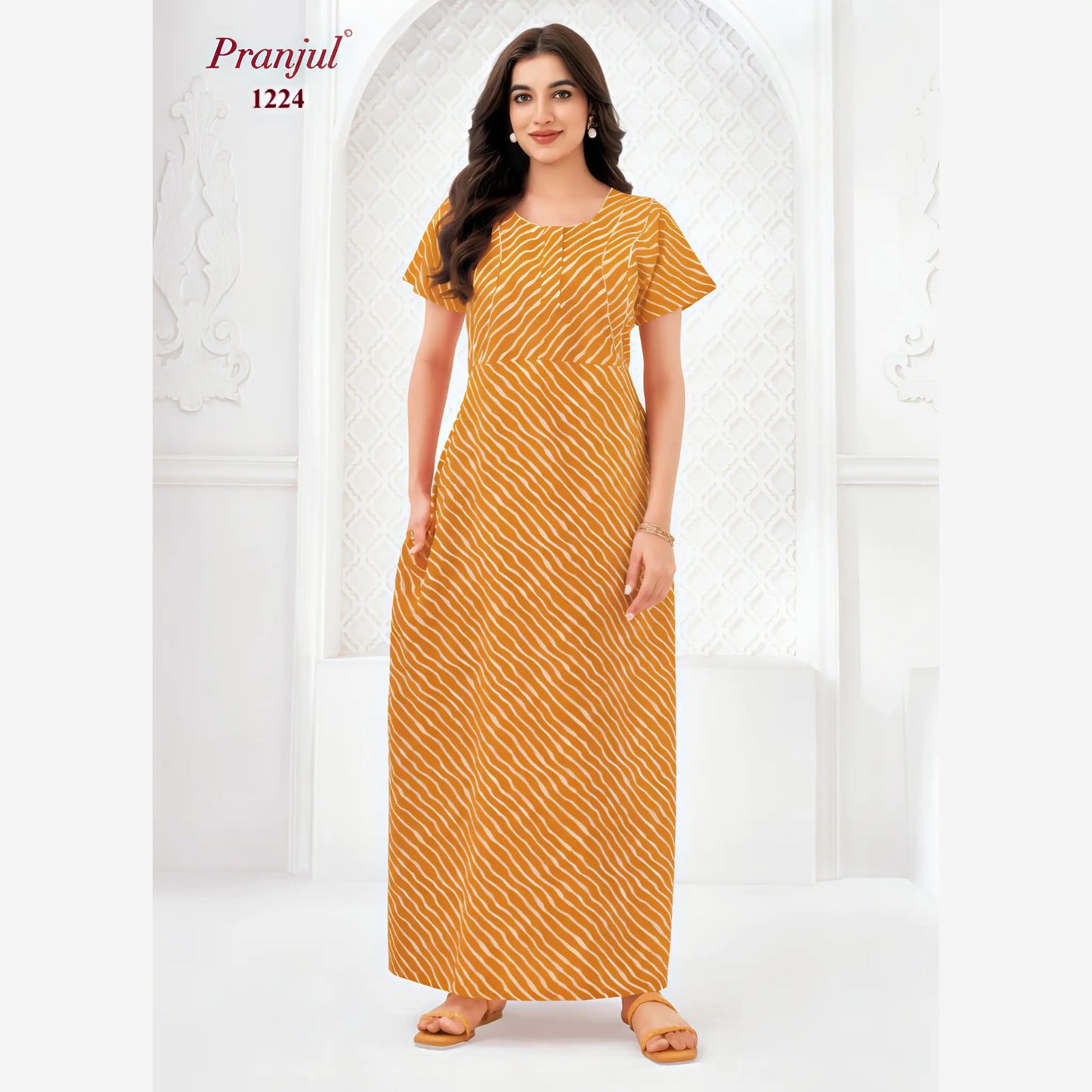 Cotton Pranjul Nighty 1224