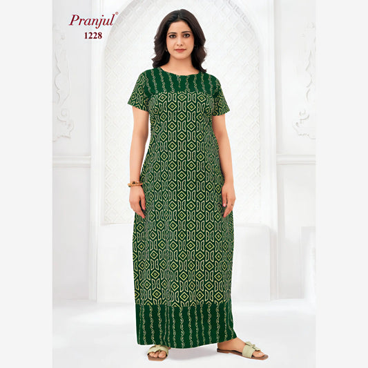 Cotton Pranjul Nighty 1228