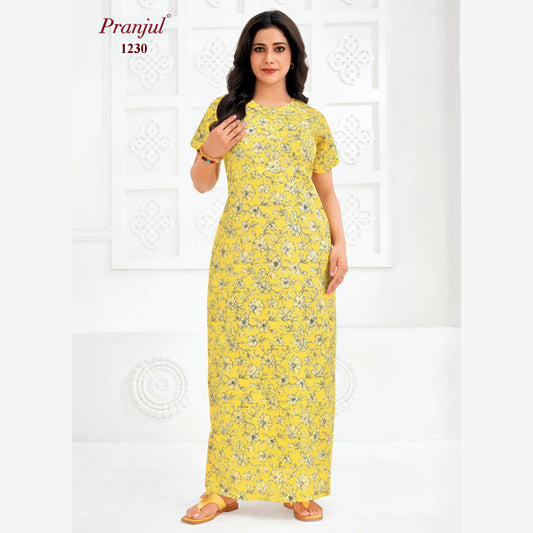 Cotton Pranjul Nighty 1230