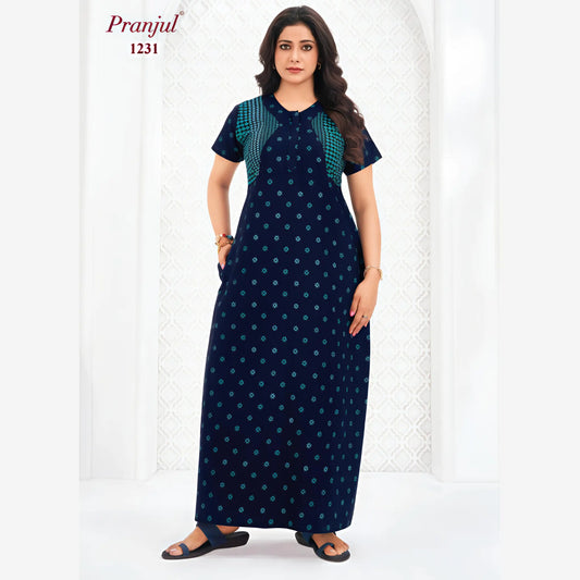 Cotton Pranjul Nighty 1231