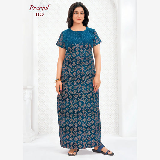 Cotton Pranjul Nighty 1233