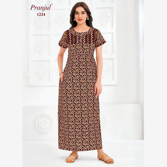 Cotton Pranjul Nighty 1234