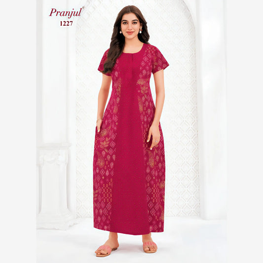 Cotton Pranjul Nighty 1227