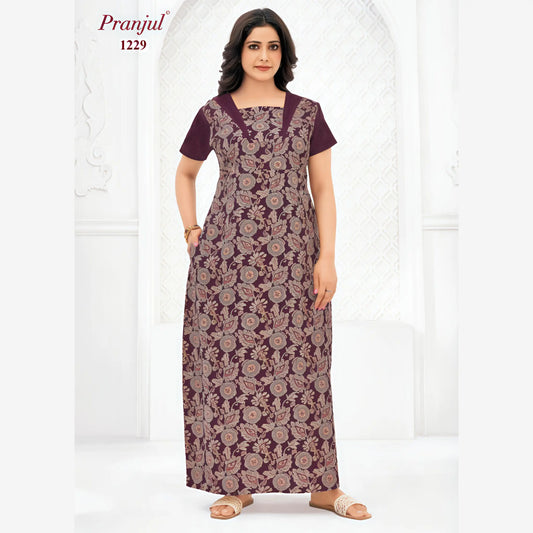 Cotton Pranjul Nighty 1229