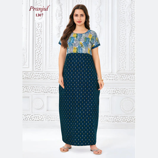 Cotton Pranjul Nighty 1307