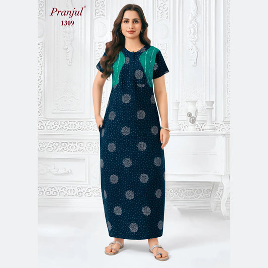 Cotton Pranjul Nighty 1309