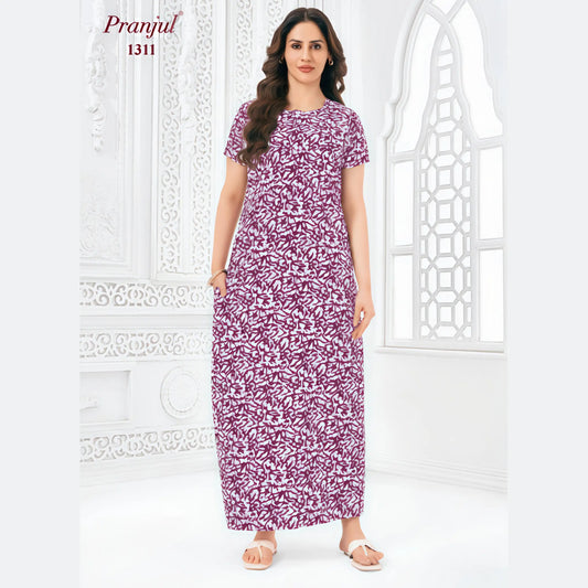 Cotton Pranjul Nighty 1311