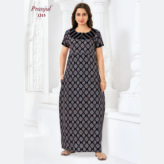 Cotton Pranjul Nighty 1315